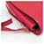 Sac à épaule en cuir Betty Yves Saint Laurent Rouge  - vue 7