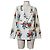 SéZane Christie Leinen Blumen Blazer Mehrfarben