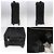 Borsa da viaggio Chanel Gabrielle Classic Flap Nero - vista 3