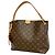 Borsa a Spalla Graceful PM Monogramma Louis Vuitton Marrone Beige