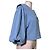 Camicia in denim Farm Rio con colletto Peter Pan blu - vista 3