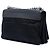Borsa a tracolla Prada in Saffiano Lux nero e tessuto con catena - vista 2