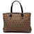 Fendi Braune Zucchino Canvas Tote Hellbraun