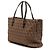 Fendi Braune Zucchino Canvas Tote Hellbraun - Ansicht 2