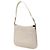Borsa a spalla Gucci bianca in pelle di vitello piccola con morsetto sottile. - vista 2