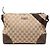 Borsa a tracolla Gucci in tela GG beige