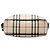 Borsa a tracolla in tela check beige Burberry - vista 3