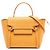 Belt Bag Céline Borsa a cintura in pelle di vitello granitato gialla Celine Giallo Senape