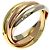 Anello Cartier Trinity Piccolo #48 D'oro - vista 2