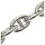 Bracciale Charm Chaine d'Ancre TGM 11 Link Hermès Argento - vista 3