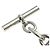 Bracciale Charm Chaine d'Ancre TGM 11 Link Hermès Argento - vista 5