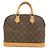 Borsa Alma Louis Vuitton Marrone - vista 2