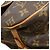 Borsa a Spalla Saumur 35 Louis Vuitton Marrone Monogramma - vista 25
