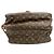 Borsa a Spalla Saumur 35 Louis Vuitton Marrone Monogramma - vista 4