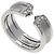 Cartier C2 Diamantring Weiß