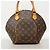 Borsa a mano Ellipse PM Monogram Louis Vuitton Marrone - vista 14