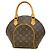 Borsa a mano Ellipse PM Monogram Louis Vuitton Marrone
