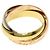 Anello Trinity di Cartier Giallo - vista 3