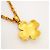 Collana con motivo floreale Chanel Coco Mark Nero D'oro - vista 2