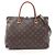 Borsa Pallas Louis Vuitton Marrone Nero Monogramma