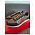 Sneakers Hugo Boss Ice line in pelle nero kaki Cachi - vista 7