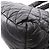 Borsa Tote Piccola Chanel Coco Cocoon Nero Bordò - vista 7