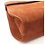 Borsa a spalla in suede marrone Gancini di Salvatore Ferragamo - vista 5