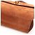 Borsa a spalla in suede marrone Gancini di Salvatore Ferragamo - vista 6
