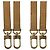 Cinghia a spalla in pelle beige e marrone Louis Vuitton - vista 5