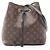 Néonoé Borsa a Spalla NeoNoe Louis Vuitton Marrone Nero