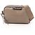 Borsa a Spalla in Jacquard con Logo Prada Marrone Beige