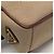 Borsa a Spalla in Jacquard con Logo Prada Marrone Beige - vista 7