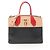 Louis Vuitton City Steamer MM Handtasche Schwarz Rot Beige