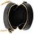 Borsa a tracolla piccola Saint Laurent Matelasse Leather Monogram Bubble Nero - vista 7