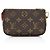 Mini Pochette Accessori Evasione Illustre in Tela Monogram Louis Vuitton Marrone - vista 3