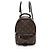 Louis Vuitton Monogram Canvas Palm Springs Mini Rucksack Schwarz