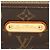 Clutch Eva in tela Monogram Louis Vuitton Marrone - vista 9