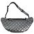 Chanel Metallic Dunkelgrau Kalbsleder Gepolsterte Bauchtasche - Ansicht 2