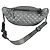 Chanel Metallic Dunkelgrau Kalbsleder Gepolsterte Bauchtasche - Ansicht 3