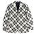 Dior 22AW wool Cupra Check Pattern Tailored Jacket Beige Navy blue