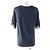 Top de seda de rayón y poliuretano Salvatore Ferragamo Azul Azul marino - vista 3