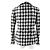 Timeless Chanel COCO Mark Button Tweed Wool Blend Jacket Black White - view 3