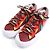 Nike KAWS Sacai Blazer Low Leder Sneakers Rot