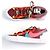 Nike KAWS Sacai Blazer Low Leder Sneakers Rot - Ansicht 4