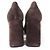 Décolleté in Suede TOWER di Bottega Veneta Marrone Bronzo - vista 3