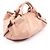 Borsa in pelle nappa rosa Loewe Aire - vista 2