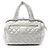 Borsa Chanel Coco Cocoon in pelle argentata Argento