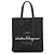 Borsa tote in tela nera Salvatore Ferragamo