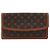 Louis Vuitton Donna Pochette Monogram Canvas GM Marrone