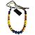 Prada Vintage Kette Laufsteg Fall 2003 Schwarz Rot Blau Lila Gelb